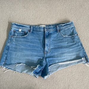 Abercrombie high waisted mom shorts